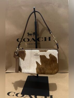 Coach CDW34 Nolita 19 In Haircalf With Cow Print